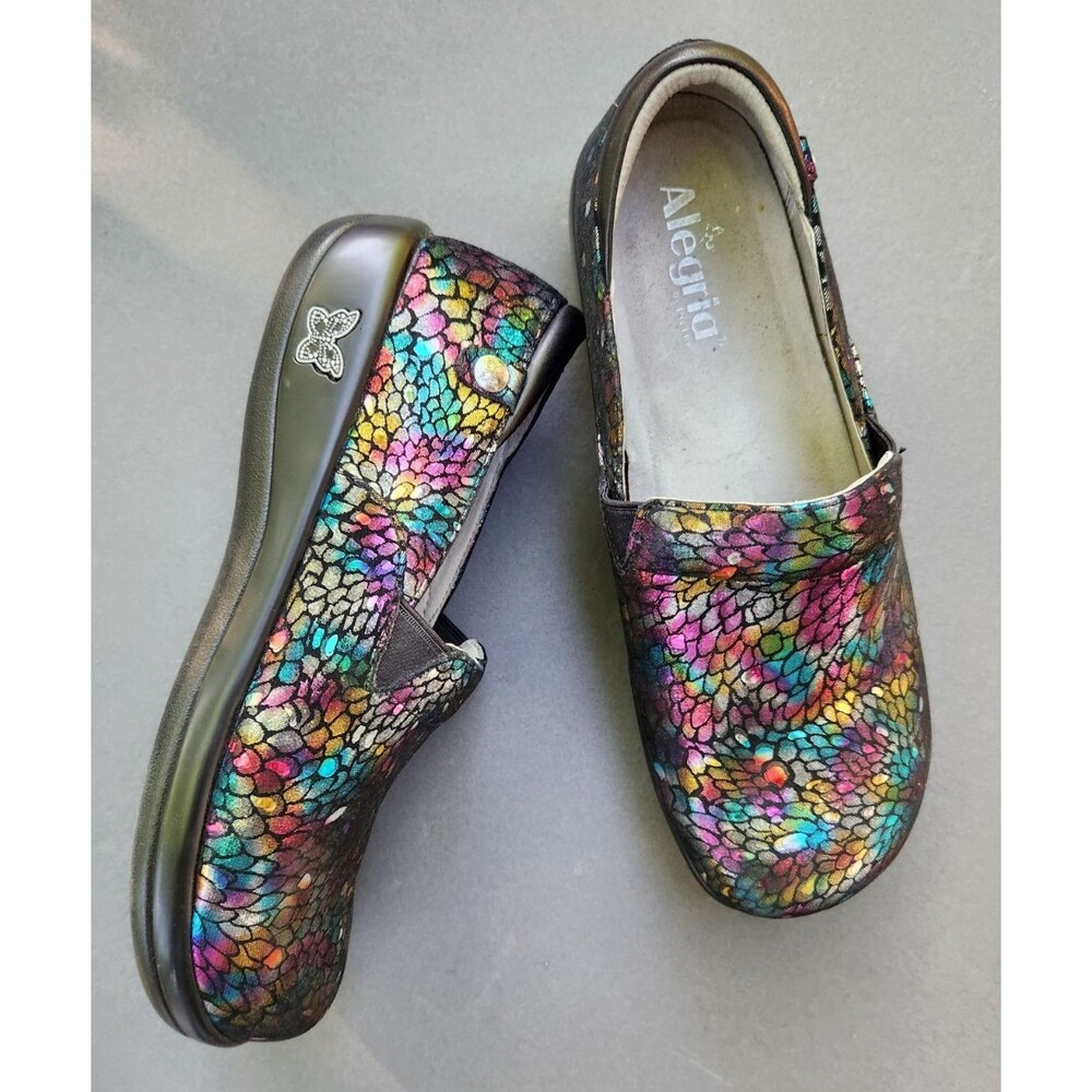 Alegria Keli Minnow Rainbow Professional Shoe Size 42 US 12